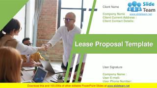 Lease Proposal Template PowerPoint Presentation Slides