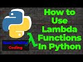 Coding Essentials: How to Use Lambda Functions in Python
