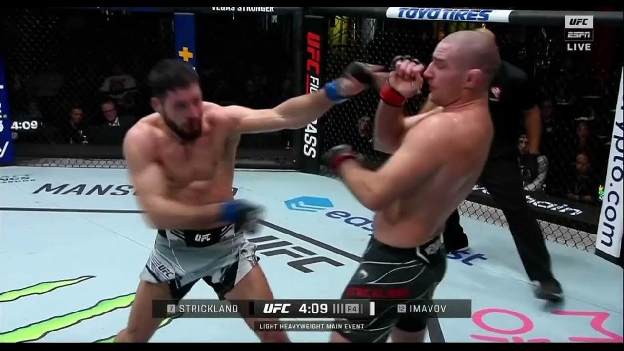🔥Sean Strickland vs Nassourdine Imavov INTENSE FULL FIGHT highlight