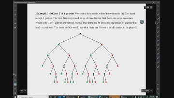 Video for Homework H09.2 Possibility Trees and the Multiplication Rule