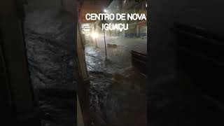 VEJA O ESTACIONAMENTO DO SHOPPING NOVA IGUAÇU ALAGADO