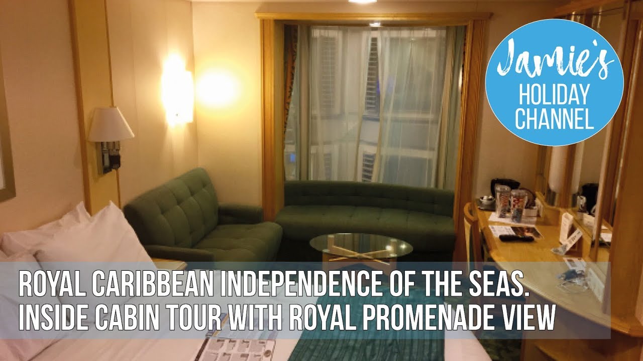 Royal Caribbean Cruises Independence Of The Seas Inside Cabin Tour Promenade View