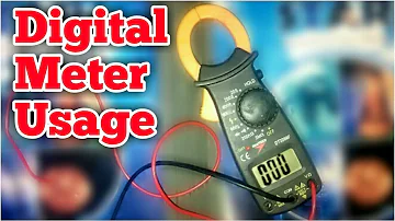 How to use Digital meter/Clump meter/Amp meter/Volt meter in Urdu/Hindi