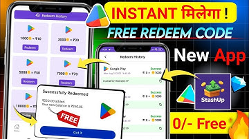 Stash Up App | Free Redeem Code | Free Redeem Code App | Free Google Play Redeem Code | Redeem Code