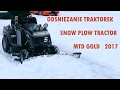 MTD Snow Plow  GOPRO 4 HD Odśnieżanie