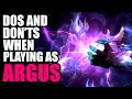 BECOME A BETTER ARGUS PLAYER || MOBILE LEGENDS ORIGINAL SERVER RANKED GAME