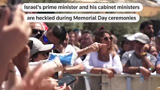 Netanyahu, Ministers Heckled At Memorial Day Ceremonies | Reuters