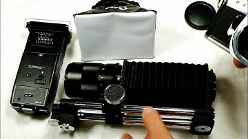Basic Macro Bellows Photography Rig Set Up