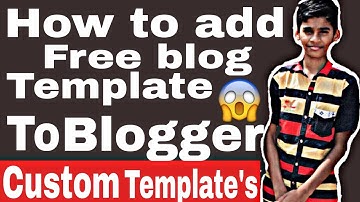 How To Upload A Custom Template In Blogger Blog - Step By Step 100% working trick!! | Eastern Winds