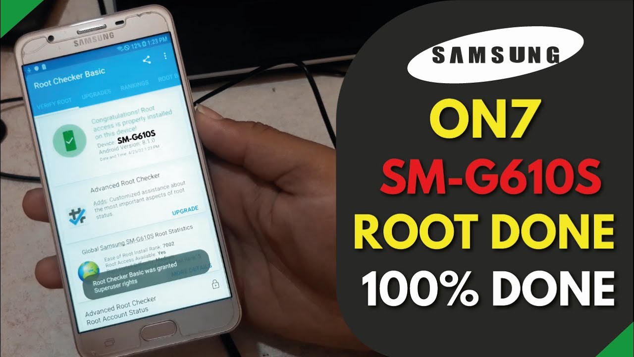 How to Root Samsung J7 Prime SM-G610S Android 8.1.0 | Samsung G610S U2 Root