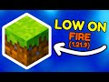 How To Download &amp; Install Low On Fire For Minecraft 1.21.9 | Low On Fire 1.21.9 Download