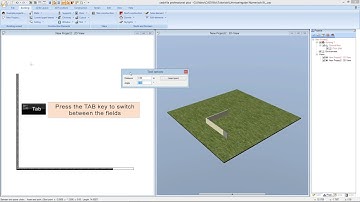 cadvilla® Support - numerical input of external walls (V5)