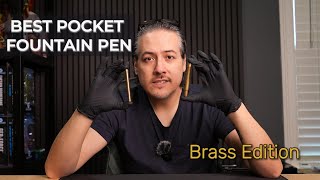 Best Pocket Fountain Pen Traveler’s Company Brass vs Kaweco Liliput