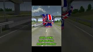 sekil dewa truk muatan minyak goreng 👍 #shorts