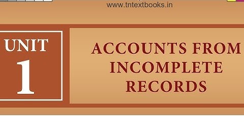 12th Accountancy: the difference between double entry system and incomplete records