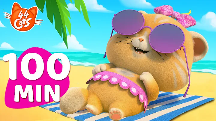 44 Cats: a Pawesome Summer! ☀️ | Full Episodes Marathon [+100 Mins]