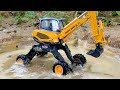 Amphibious Super Excavator Tow Truck Big Tractor and Police Cars | BIBO TOYS ARA