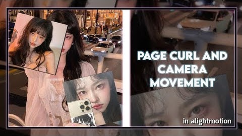 「Alight Motion」Page Curl And Camera Movement | Tutorial