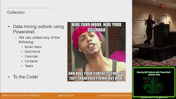 Owning MS Outlook with PowerShell Andrew Cole