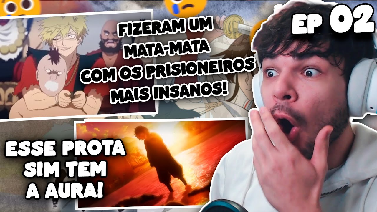 (QUE ANIME DAHORA!) REACT HELLS PARADISE EPISÓDIO 2