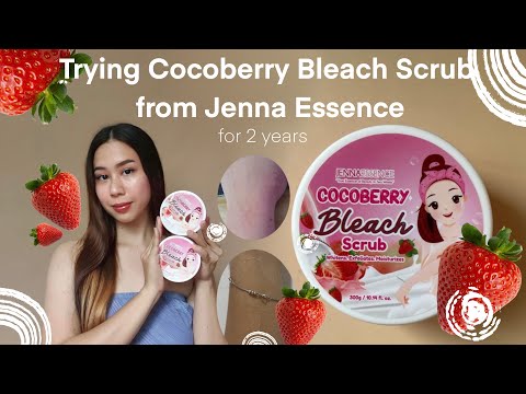 Trying Cocoberry Bleach Scrub from Jenna Essence for 2 years