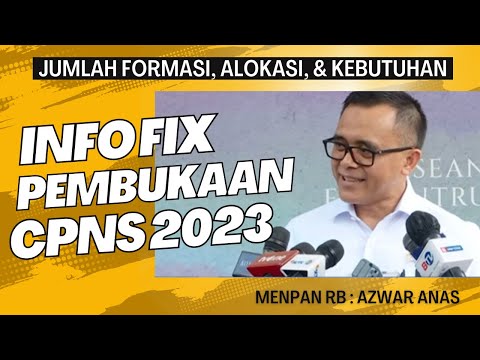 Info Fix Pembukaan CPNS 2023