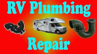 RV Leaky Shower Drain Plumbing Repair and Tips