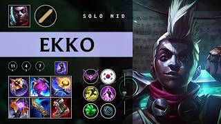 Ekko Mid vs Fizz - KR Master Patch 26.07