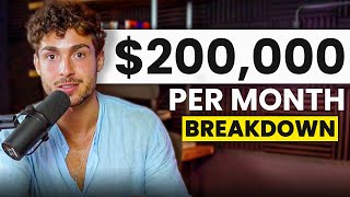How I make $200,000/month with SMMA at 23 [Income Breakdown]
