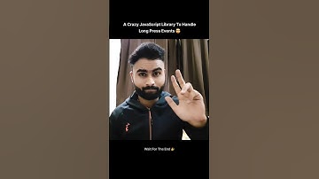 Mind-Blowing JavaScript Library To Handle Long Press Events 🤯 #javascript #css #html #webdevelopment