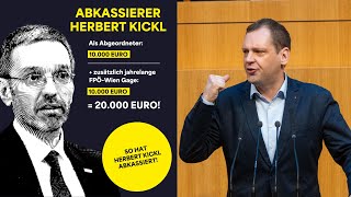 Kickl kassierte jahrelang 10.000 Euro von FPÖ-Wien.