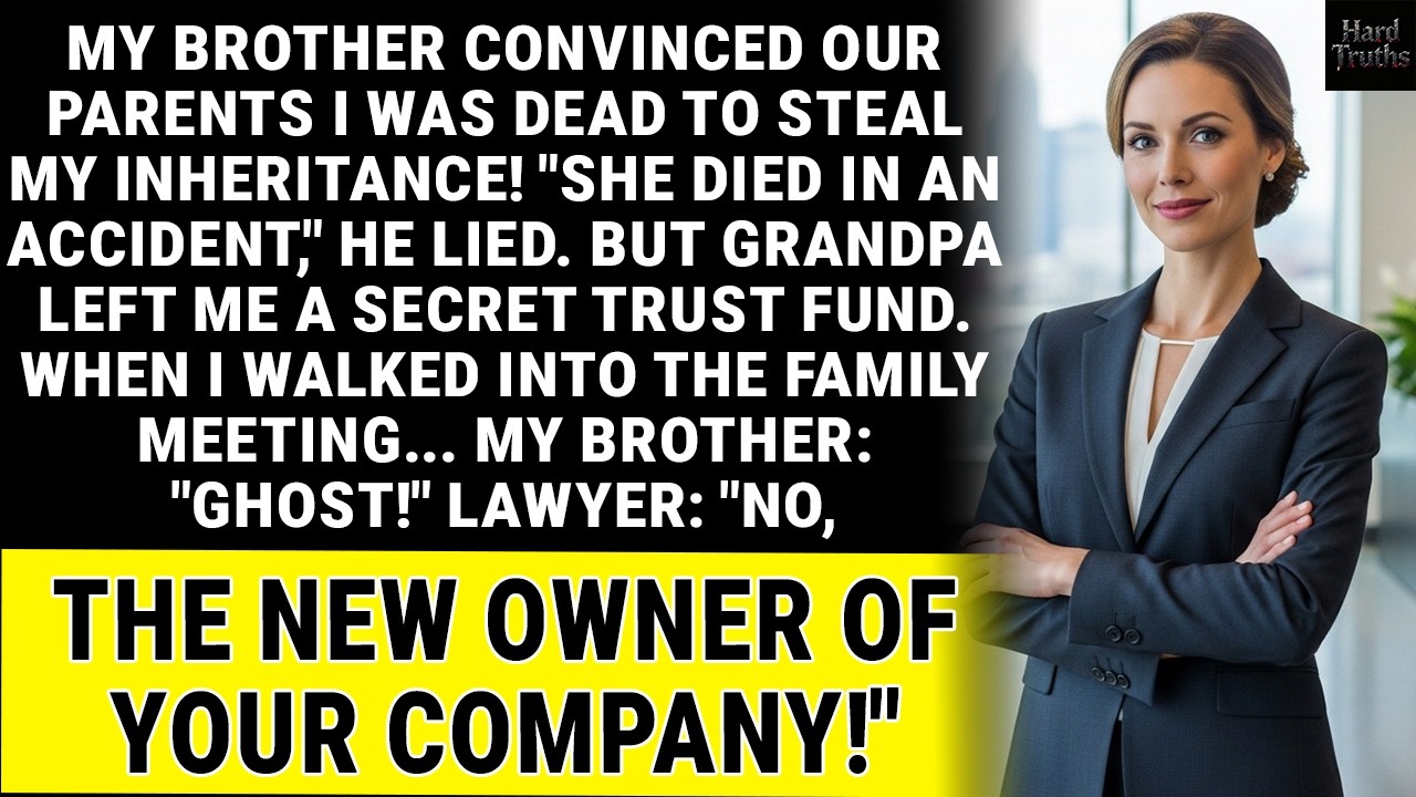 My Brother Stole My Inheritance, But Grandpa's Secret Trust Fund Changed Everything!