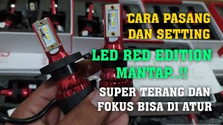 Review LED F3 Di Mobil Headlamp Jadul Mika Kaca