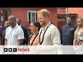 Prince harry and meghan markle begin nigeria visit  bbc news
