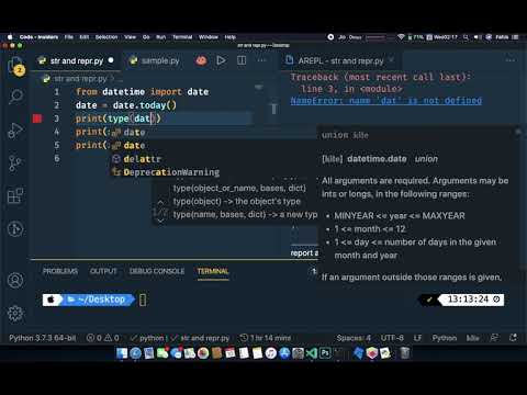 Python Tutorial: str() vs repr() | Malayalam