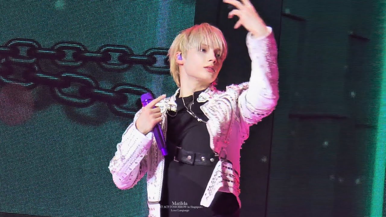 270117 TXT ACT:TOMORROW in Singapore - Love Language [HUENINGKAI FANCAM]