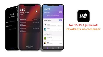 Ios 13-13.5 jailbreak revoke fix no computer