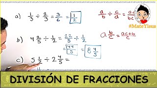 Divisiones De Fracciones Mixtas