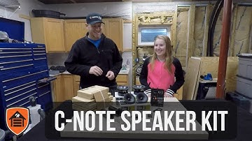 C-Note speaker kit build with Wifi & Bluetooth built in [Part 1]