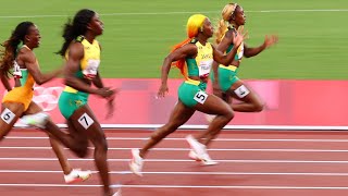 WOMEN 100M FINALS | JAMAICA 123 | MY REACTION