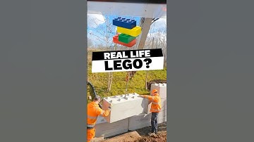 Real-Life Lego Concrete Blocks: Interlocking Concrete Block Magic for Walls (@wotmix)