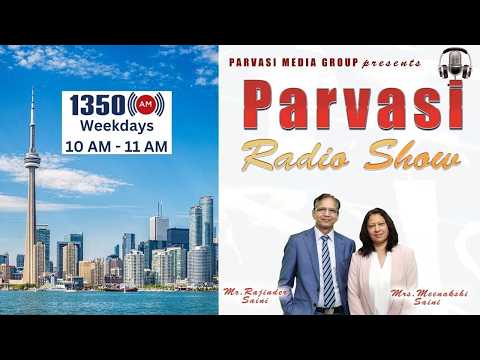 LIVE PARVASI RADIO on 1350 AM, February 17, 2026 - Canada News I Parvasi TV