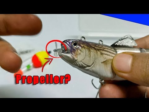 New Fully Motorized Fishing Lure - Beginning of the End for Live Bait? 