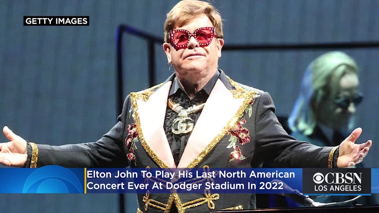 Elton John bids farewell at final Dodger Stadium concert