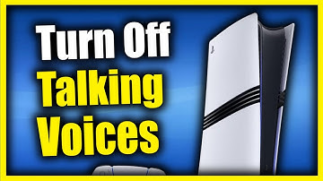 How to Turn off the Talking Voice on PS5 Pro Screen reader (Easy Settings)