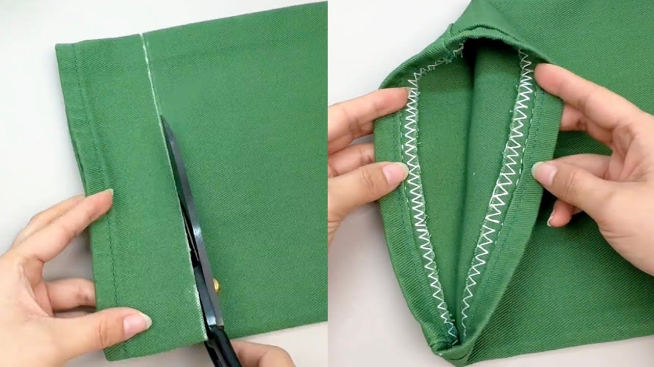 2 самых простых способа изменить длину брюк дома: полный видеоурок