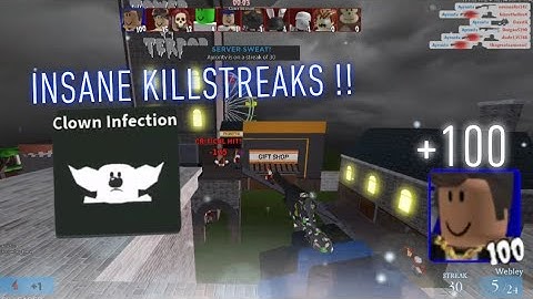 INSANE KILLSTREAKS IN CLOWN INFECTION! | ROBLOX ARSENAL