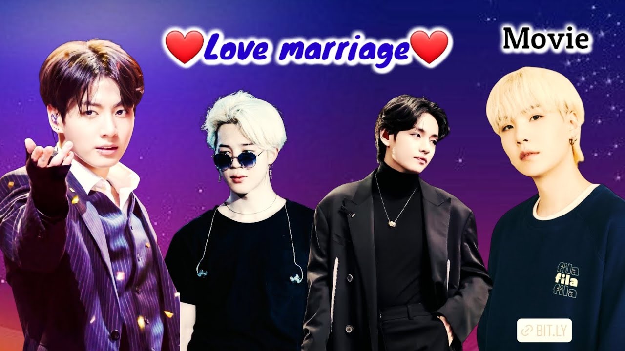 ❤Love marriage❤ 💗Movie💗 ||Hindi dubbing|| #jikooklovestory #Taegi 💜❤💜💗❤