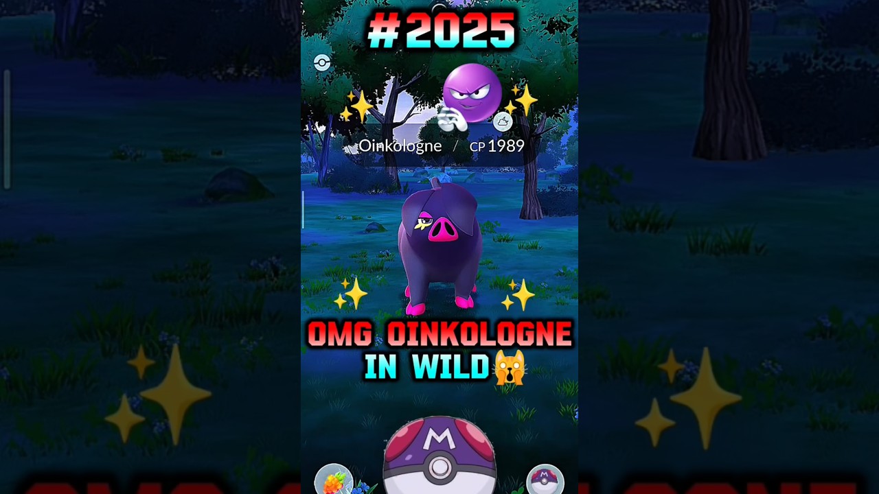 "I CAN’T BELIEVE IT!! 😱 Oinkologne Just Spawned in Pokémon GO 2025!!✨"