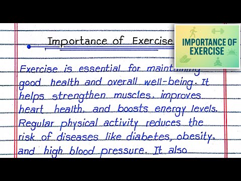 Essay on Importance of Exercise in English | Exercise Essay